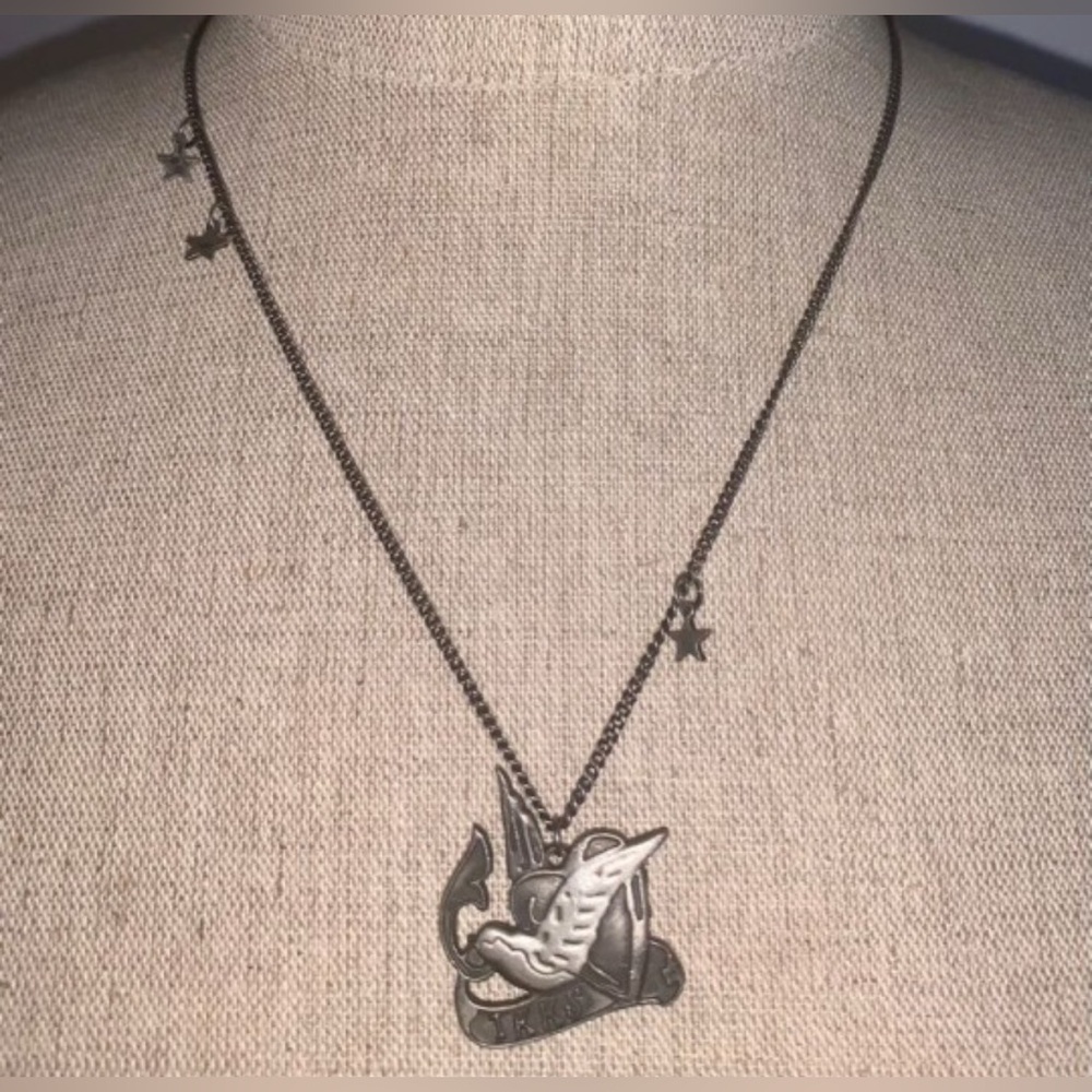 IKKS: Silver Chain Necklace with Charm
